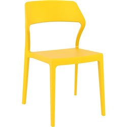 Snow Hospitality Dining Chair Heavy Duty Indoor/Outdoor Use Mango Polypropylene