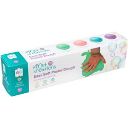 First Creations Easi-Soft Dough Pastel Pack of 4