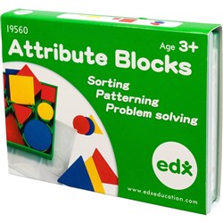 Edx Education Attribute Blocks Set of 60 pieces