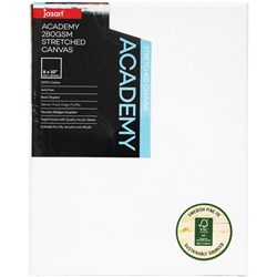 Jasart  Academy Stretched Canvas 8 x 10 Inch Thick Edge 280gsm