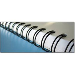 Fellowes Wire Binding Combs 8mm 34 Loop 50 Sheet Capacity Black Pack Of 100