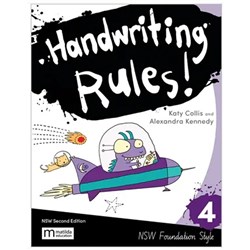 Handwriting Rules! Book 4 NSW Curriculum