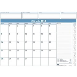 Sasco Deluxe Desk Planner Refill 510 x 440mm Month To View White