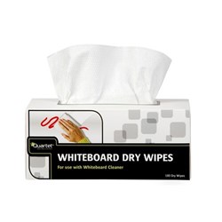 Quartet Whiteboard Dry Wipes Box of 180