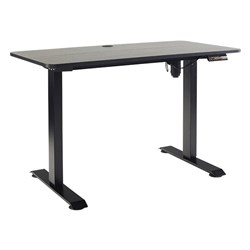Lypta Height Adjustable Desk Sit Stand 1200W x 600D Top Black