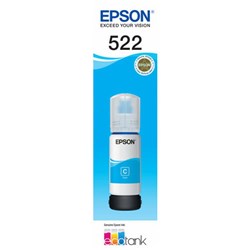 Epson T522 EcoTank Bottle Cyan C13T00M292