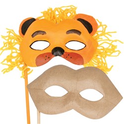 Papier Mache Eye Mask