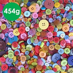 Craft Buttons - 454g Pack
