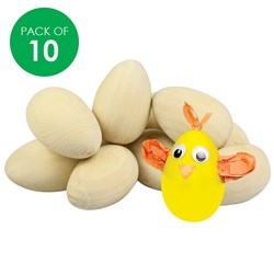 Eggs - Wooden - Pack of 10
