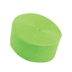 Crepe Streamer - Light Green - 24 Metres