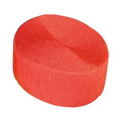 Crepe Streamer - Red - 24 Metres