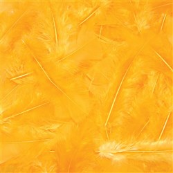 Turkey Feathers - Gold - Pack of 150