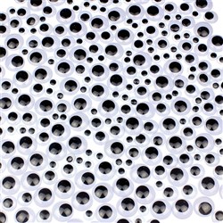 Wiggle Eyes - Assorted - Pack of 300