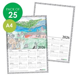 Calendar Blanks - A4 - Pack of 25