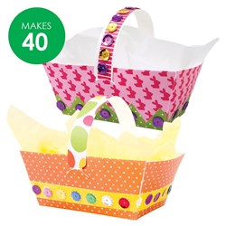 Cardboard Easter Baskets Group Pack