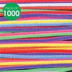 Pipe Cleaners Assorted Pack 15cm Pack of 1000