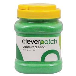 CleverPatch Coloured Sand - Dark Green - 1kg Tub