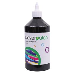 CleverPatch Junior Artist Paint - Black - 500ml
