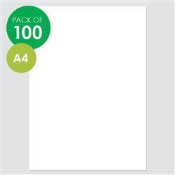 CleverPatch Cardboard - White - A4 - Pack of 100