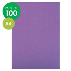 CleverPatch Cardboard - Purple - A4 - Pack of 100
