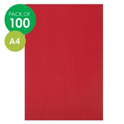 CleverPatch Cardboard - Red - A4 - Pack of 100