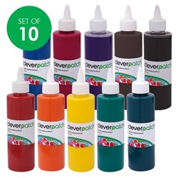 CleverPatch Liquid Watercolour - 250ml - Set of 10 Colours