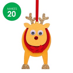 Wooden Layered Reindeer Group Pack