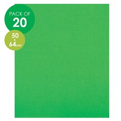 CleverPatch Cardboard - 500 x 640mm - Green - Pack of 20