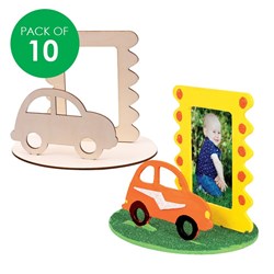 Wooden Car Diorama Frames - Pack of 10