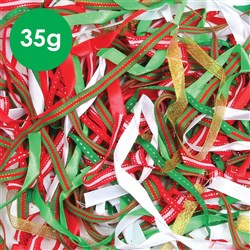 Christmas Ribbons - Assorted - 35g Pack