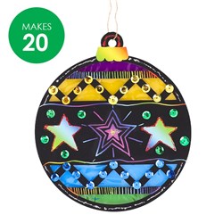 Scratch Board Baubles Group Pack