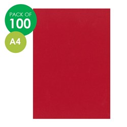 CleverPatch Cover Paper - A4 - Red - Pack of 100