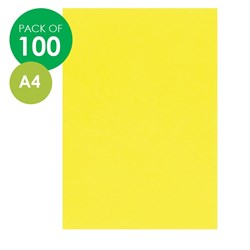 CleverPatch Cover Paper - A4 - Yellow - Pack of 100