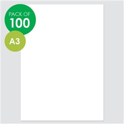 CleverPatch Cardboard - White - A3 - Pack of 100