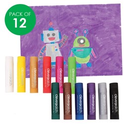 CleverPatch Poster Paint Sticks - Metallic - 10g - Pack of 12