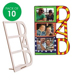 Wooden DAD Frames - Pack of 10