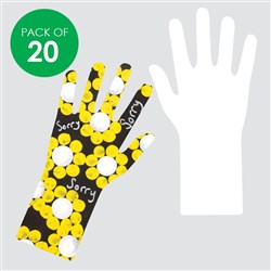 Cardboard Hands & Wrists - White - Pack of 20