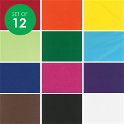 Tissue Paper - Set of 12 Colours