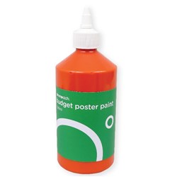 CleverPatch Budget Poster Paint - Orange - 500ml
