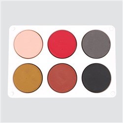 CleverPatch Tempera Paint Palette Set - Earth Colours - 6 Well