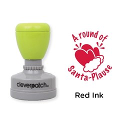 CleverStamp - 'A Round of Santa-Plause' Design - Red