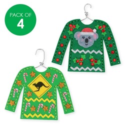 Felt Aussie Christmas Mini Jumpers CleverKit Multi Pack - Pack of 4
