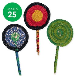 Woven Raffia Fans Group Pack