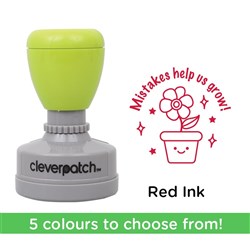 CleverStamp - 'Mistakes Help Us Grow!' Design