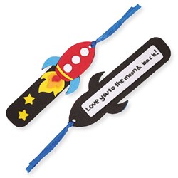 Foam Rocket Bookmark CleverKit