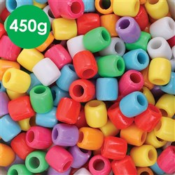 Large Pony Beads - 450g Tub