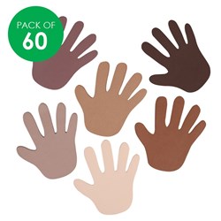 Paper Hands - Multicultural - Pack of 60