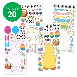 Layered Character Stickers - Easter - Pack of 20 Sheets