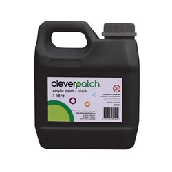 CleverPatch Acrylic Paint - Black - 1L