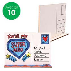 Wooden Standing Postcards - Pack of 10